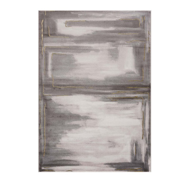 Koberec Noa 9261 šedý / zlatý