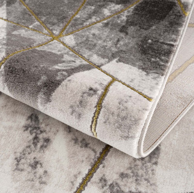 Koberec Noa 9294 šedý / zlatý