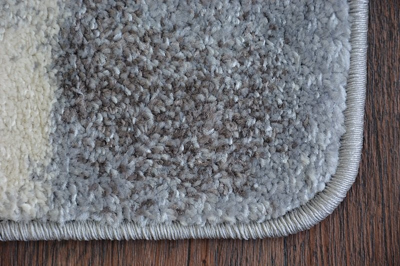 Koberec NORDIC květiny šedý/braz FD291