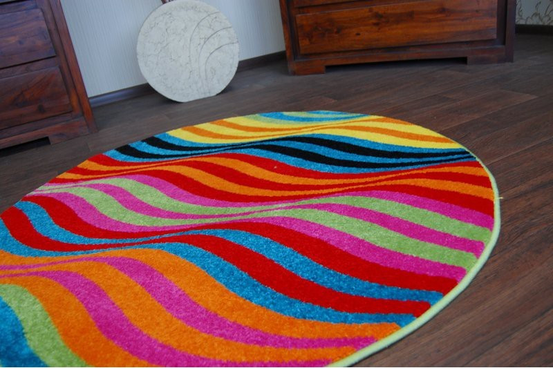 Koberec Paint kruh 1562 blue