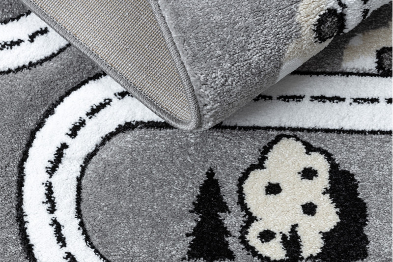 Koberec PETIT TOWN MĚSTO ULICE šedý