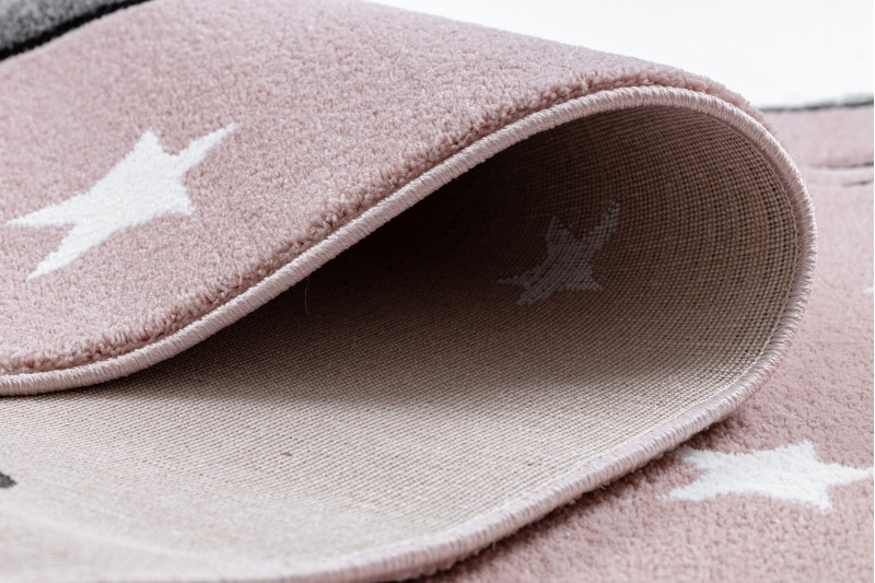 Koberec PETIT TRUMPET TRÚBA SLONÍ SLONÍK HVĚZDY růžový