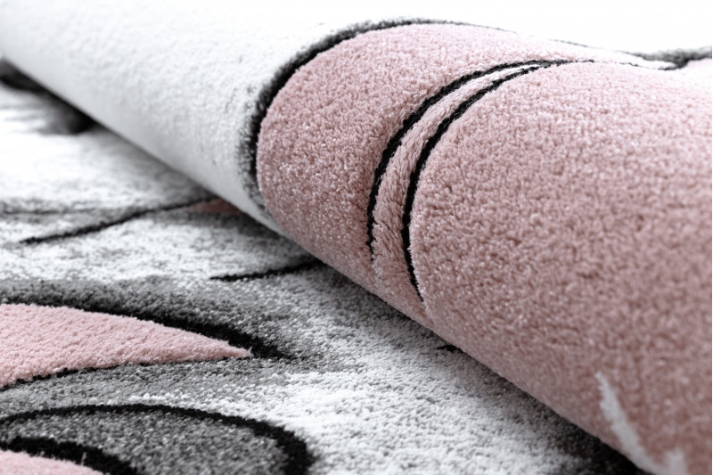 Koberec PETIT TRUMPET TRÚBA SLONÍ SLONÍK HVĚZDY růžový