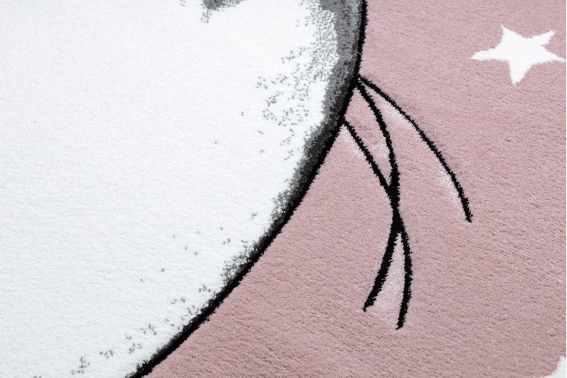 Koberec PETIT TRUMPET TRÚBA SLONÍ SLONÍK HVĚZDY růžový