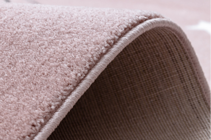 Koberec PETIT TRUMPET TRÚBA SLONÍ SLONÍK HVĚZDY růžový