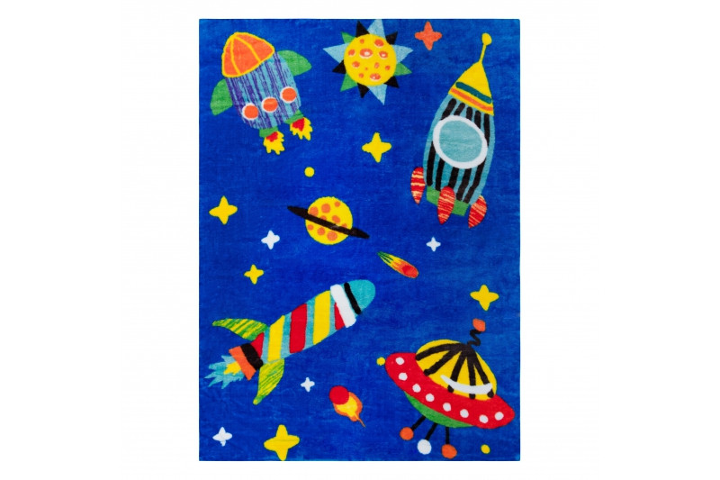 Koberec PLAY Vesmír rakety planety G3420-1 nebeský