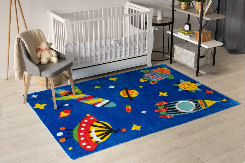 Koberec PLAY Vesmír rakety planety G3420-1 nebeský