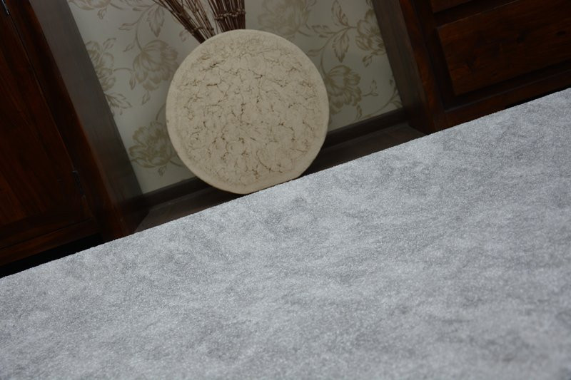 Koberec POZZOLANA stříbrný kruh