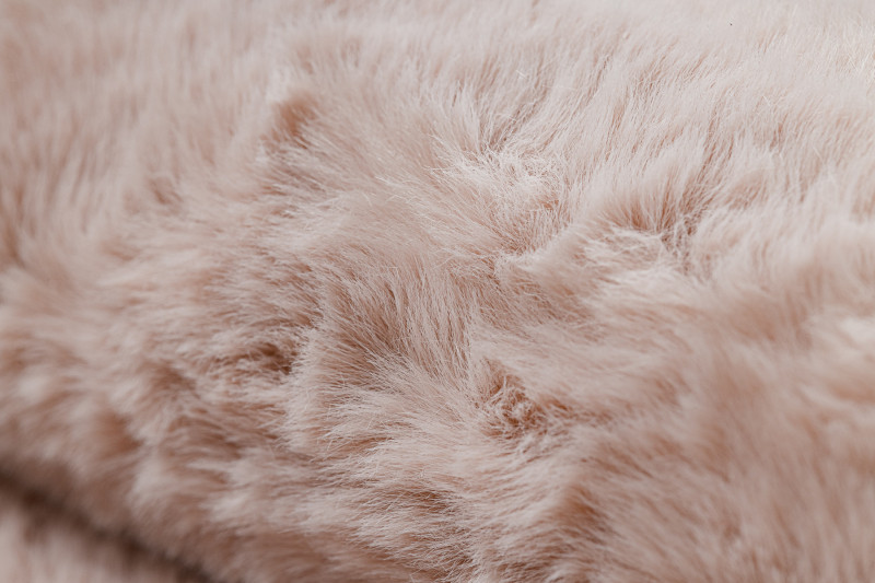 Koberec protiskluzový SHAPE 3105 Srdce Shaggy - špinavě růžový plyš