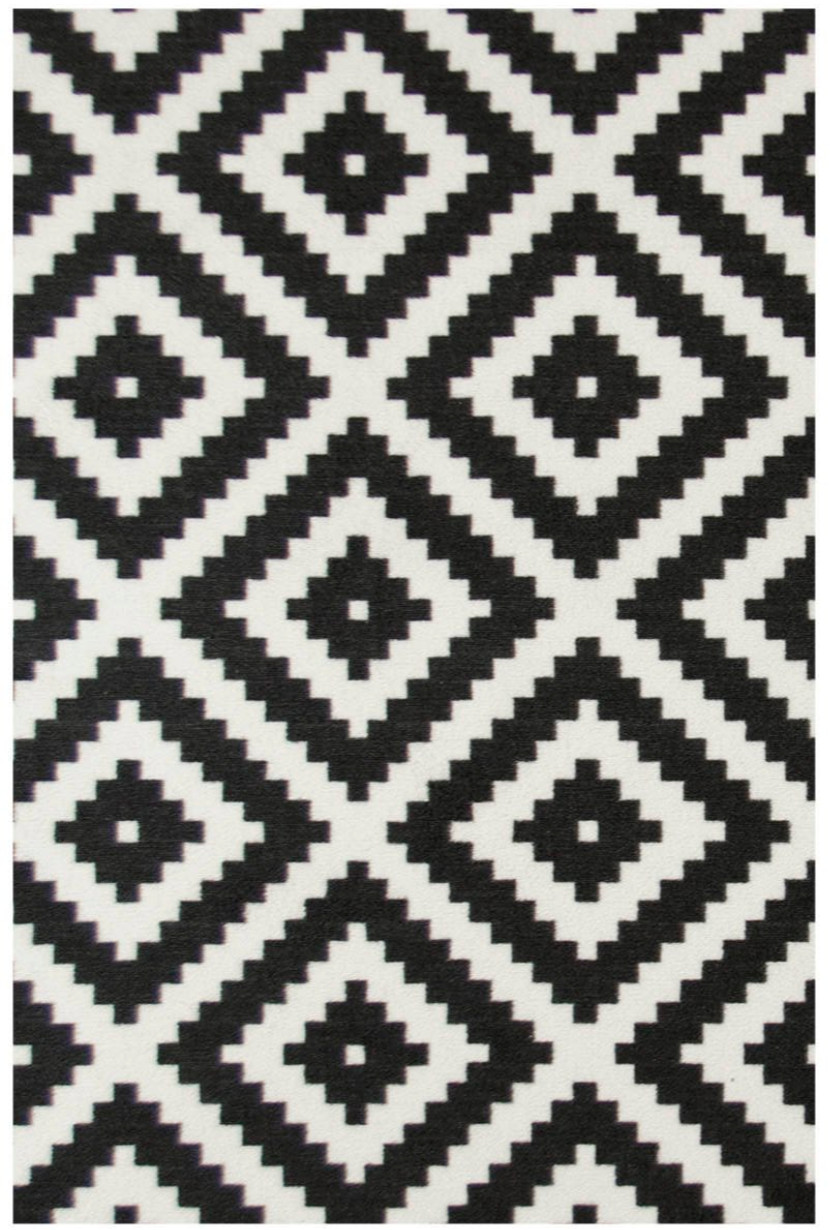 Koberec Romby černý