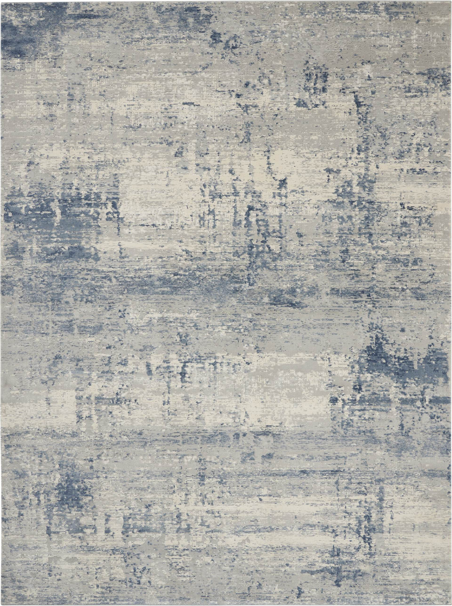 Koberec RUSTIC TEXTURE modrý