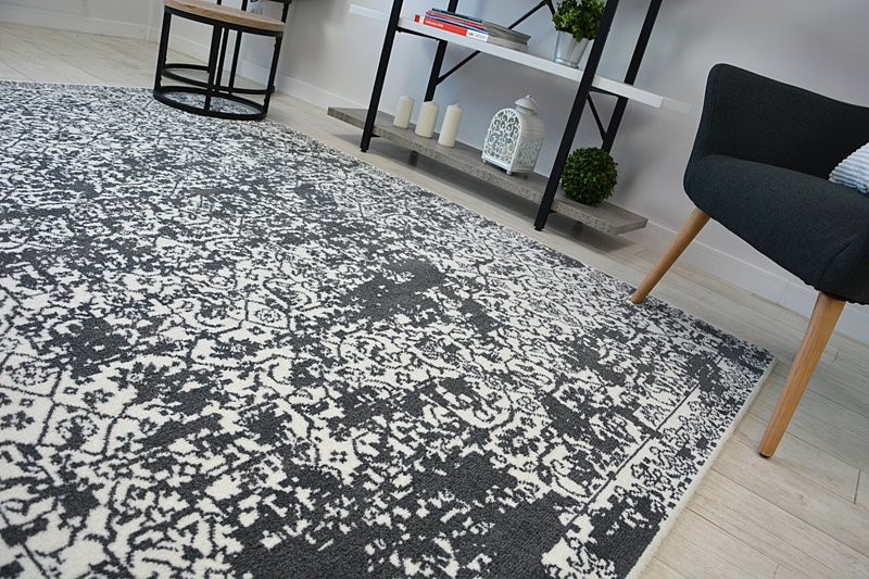 Koberec SENSE Micro 81260 VINTAGE bílý/antracit