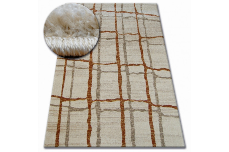 Koberec Shadow 9359 cream / rust