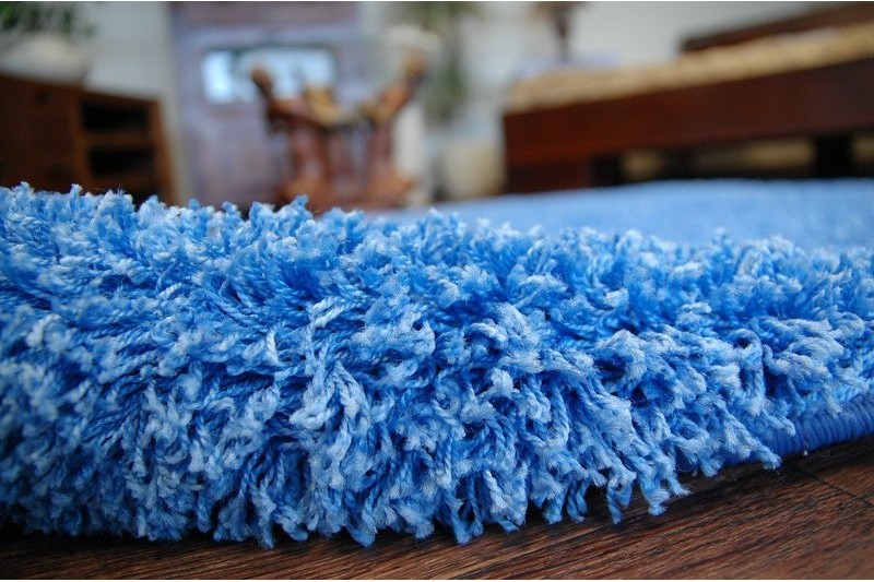 Koberec SHAGGY modrý