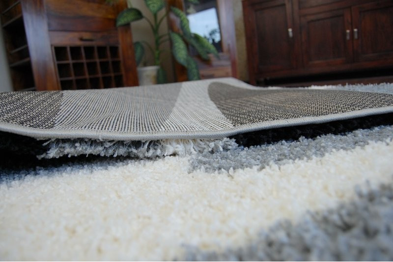 Koberec SHAGGY ZENA 3310 šedý / černý