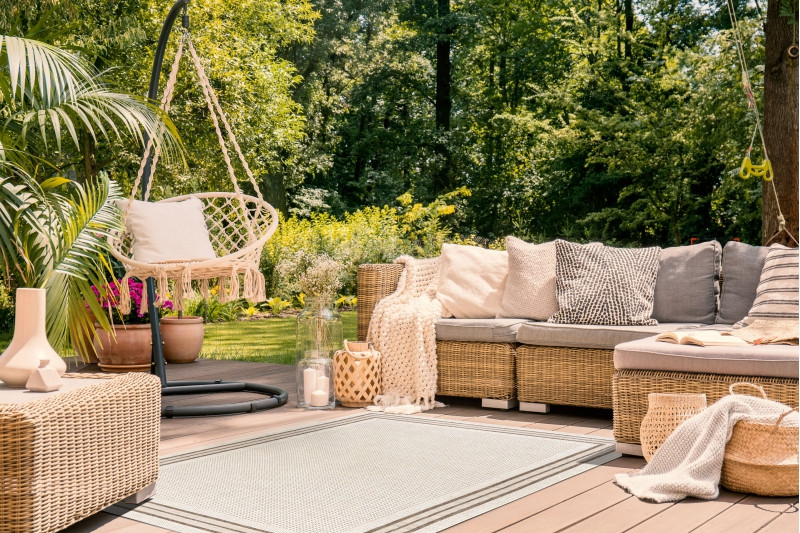 Koberec SIZAL FLOORLUX 20420 Ramka šampaňské / tmavý béž