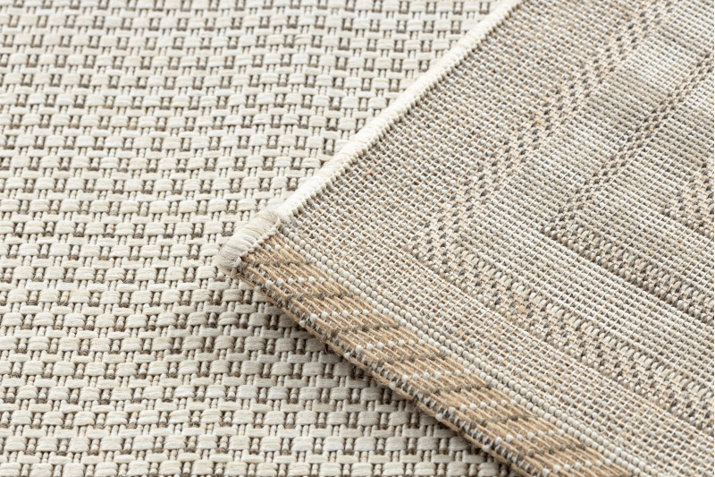 Koberec SIZAL FLOORLUX 20420 Ramka šampaňské / tmavý béž