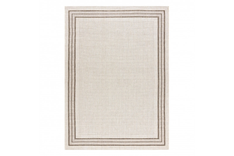 Koberec SIZAL FLOORLUX 20420 Ramka šampaňské / tmavý béž