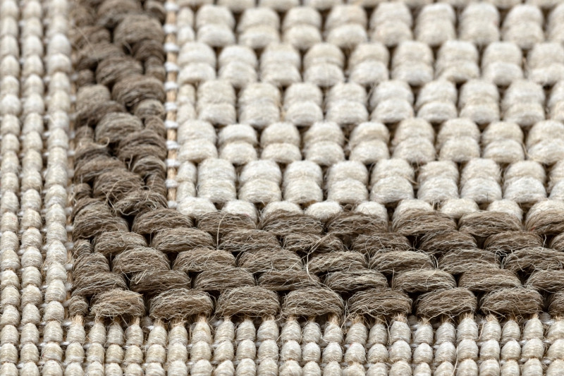 Koberec SIZAL FLOORLUX 20420 Ramka šampaňské / tmavý béž