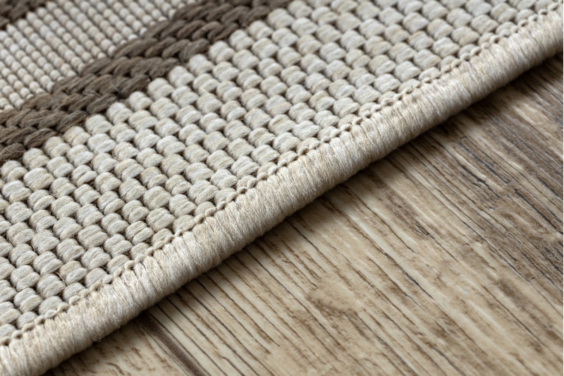 Koberec SIZAL FLOORLUX 20420 Ramka šampaňské / tmavý béž