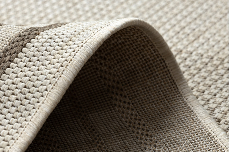 Koberec SIZAL FLOORLUX 20420 Ramka šampaňské / tmavý béž