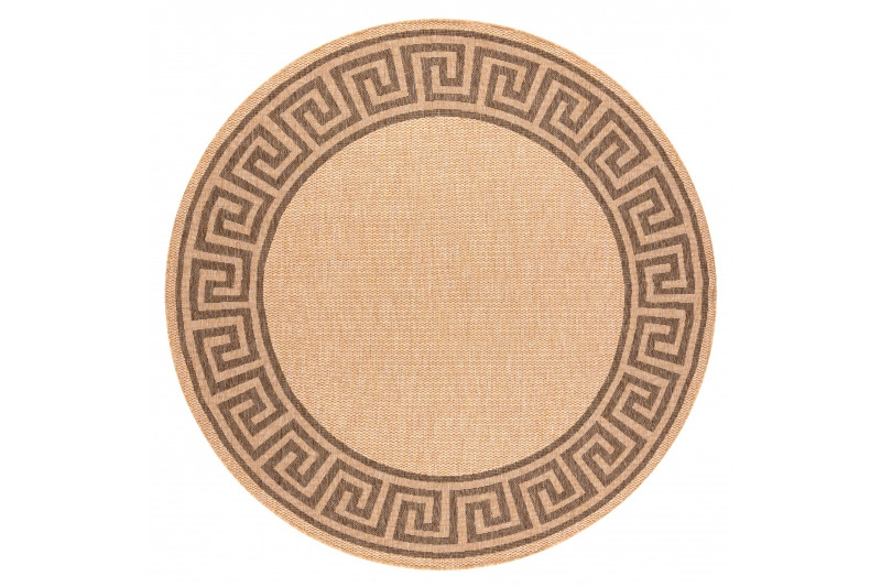 Koberec SIZAL FLOORLUX kruh 20014 mais / coffee