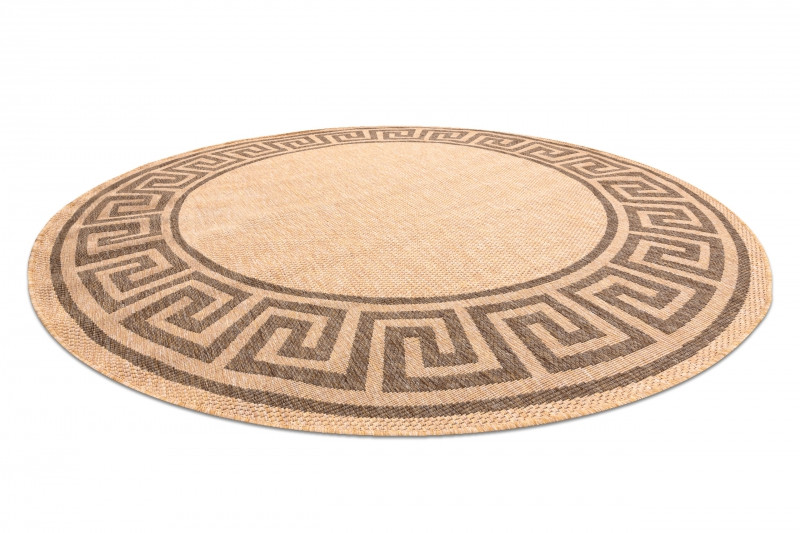 Koberec SIZAL FLOORLUX kruh 20014 mais / coffee