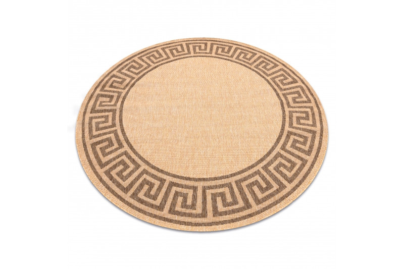 Koberec SIZAL FLOORLUX kruh 20014 mais / coffee