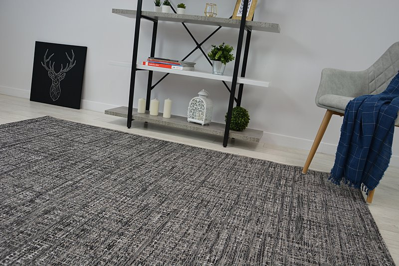 Koberec SIZAL LOFT 21126 MELANŽ stříbrný / sloní kost / šedý