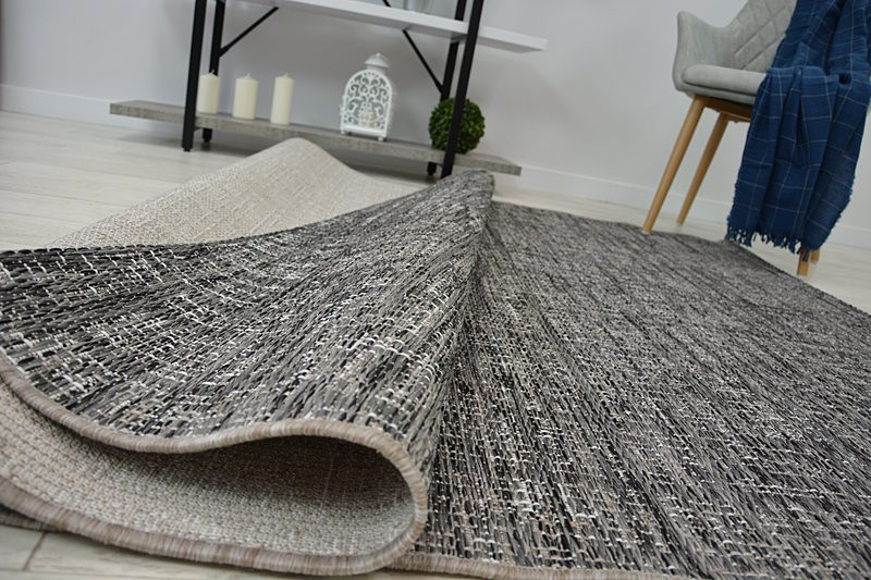 Koberec SIZAL LOFT 21126 MELANŽ stříbrný / sloní kost / šedý