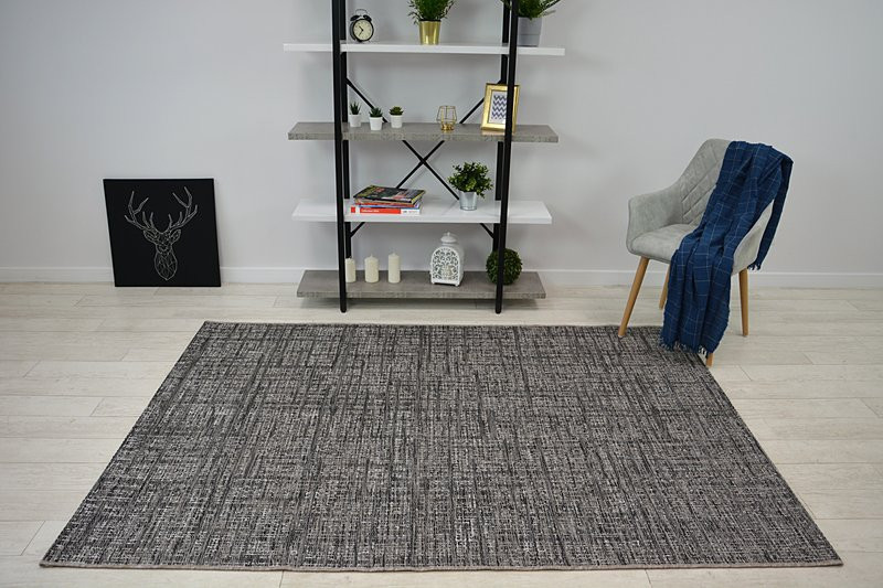 Koberec SIZAL LOFT 21126 MELANŽ stříbrný / sloní kost / šedý