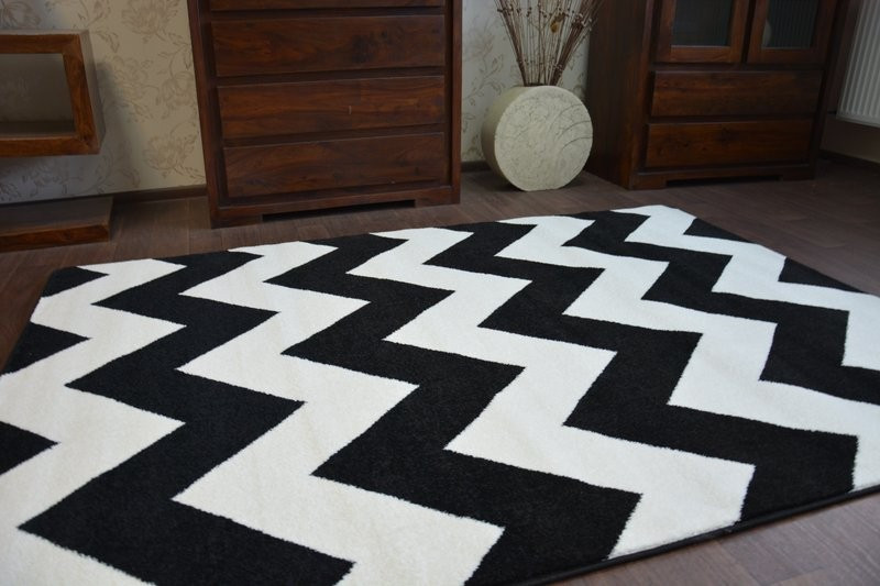 Koberec Sketch FA66 Černo/Bílý