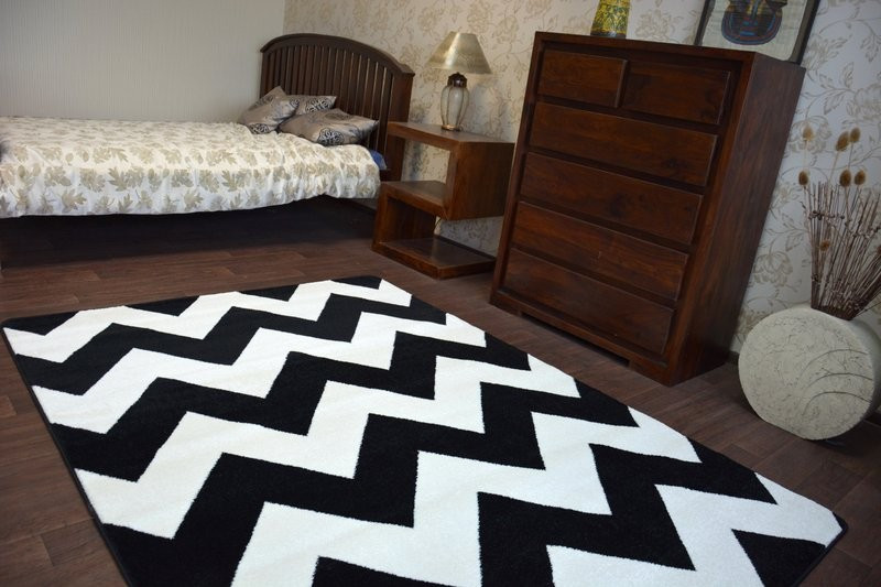 Koberec Sketch FA66 Černo/Bílý