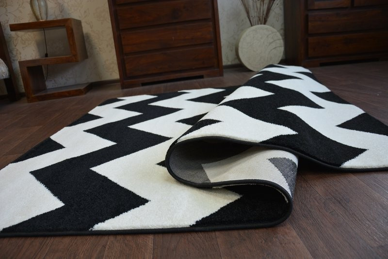 Koberec Sketch FA66 Černo/Bílý