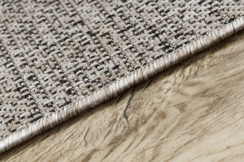 Koberec šňůrkový SIZAL FLOORLUX 20389 stříb. / černý