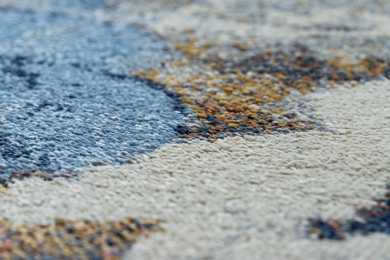 Koberec SOFT 6312 Světle šedý / Nebeský