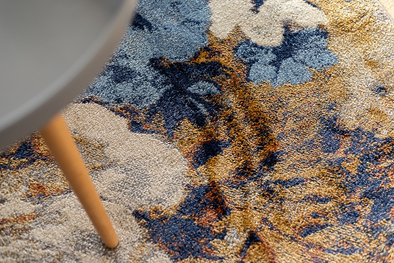 Koberec SOFT 6312 Světle šedý / Nebeský