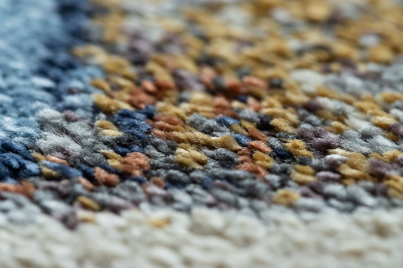 Koberec SOFT 6312 Světle šedý / Nebeský