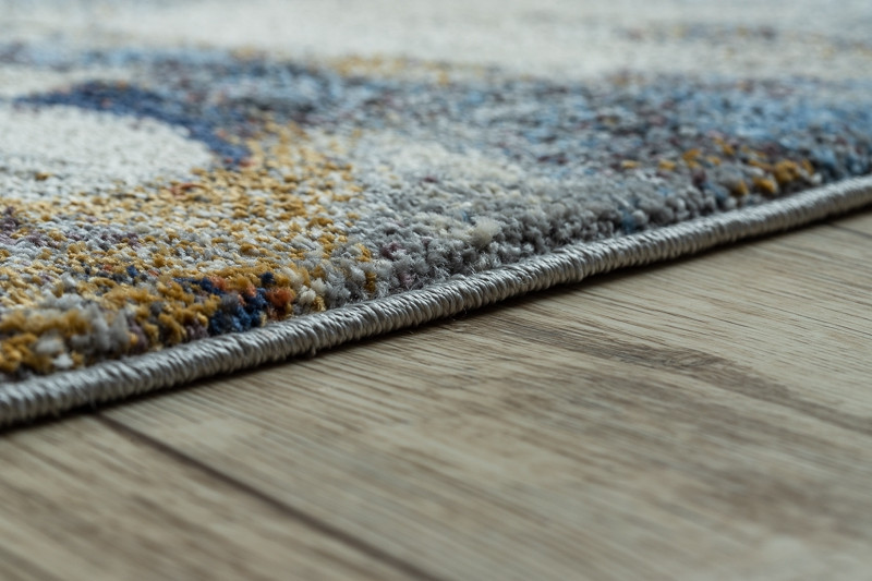 Koberec SOFT 6312 Světle šedý / Nebeský