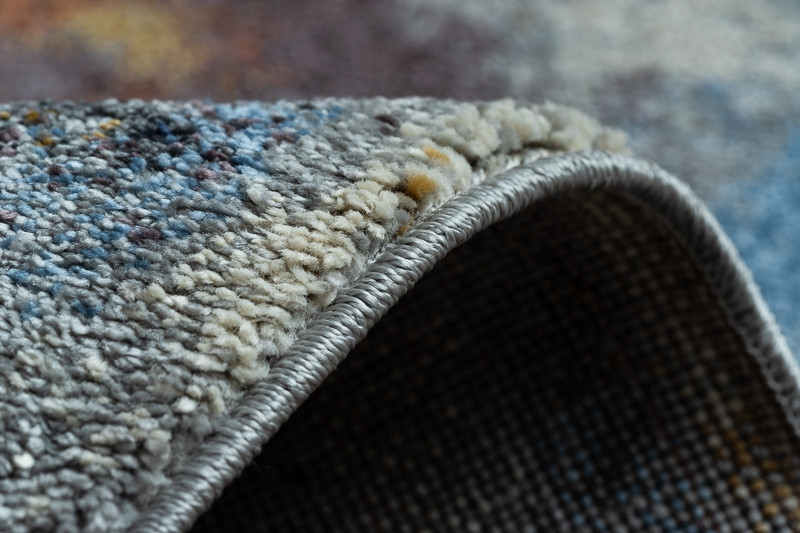 Koberec SOFT 6312 Světle šedý / Nebeský