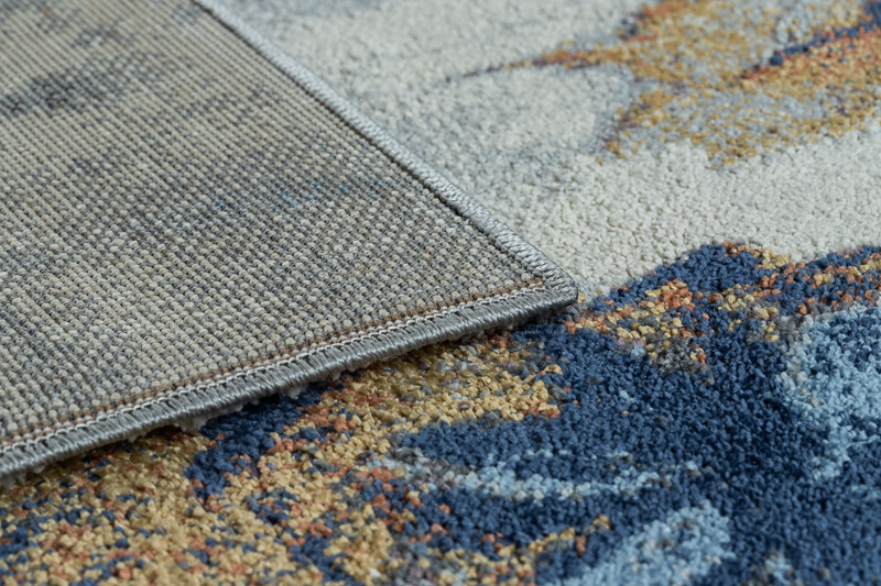 Koberec SOFT 6312 Světle šedý / Nebeský