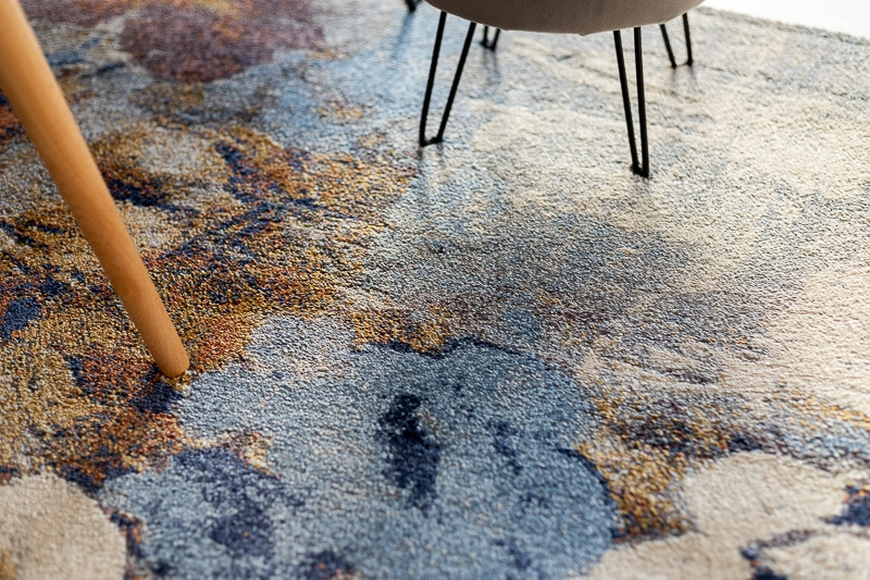 Koberec SOFT 6312 Světle šedý / Nebeský