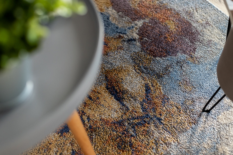 Koberec SOFT 6312 Světle šedý / Nebeský