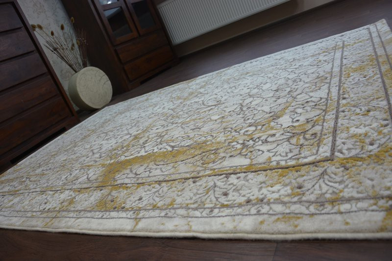 Koberec Talas W0027 White/Hardal 160x230 cm