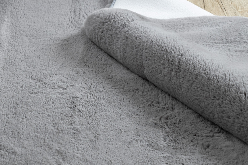 Koberec TEDDY Shaggy šedý protiskluzový