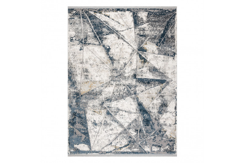 Koberec TULS 51326 sloní kost / modrý