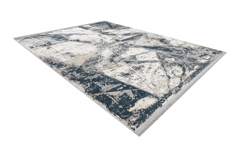 Koberec TULS 51326 sloní kost / modrý