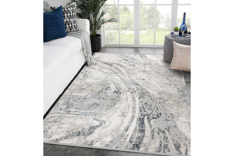 Koberec TULS 51328 Vintage sloní kost / šedý