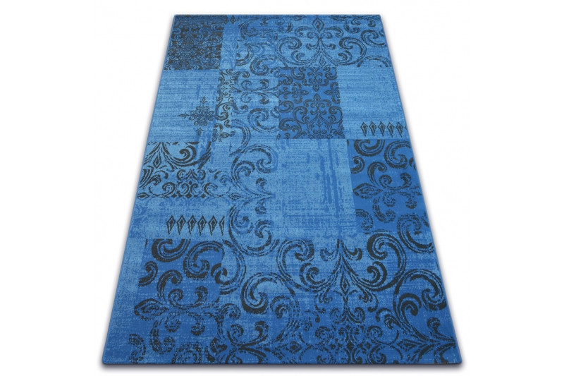 Koberec Vintage 22215/073 nebeský / šedý