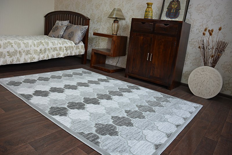 Koberec YAZZ 3766 Grey/Ivory Trellis